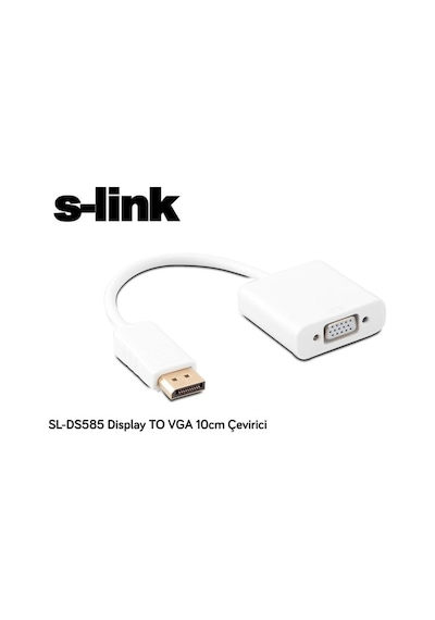 S-Link  Sl-Ds585 Display Erkek To Vga Dişi Çevirici