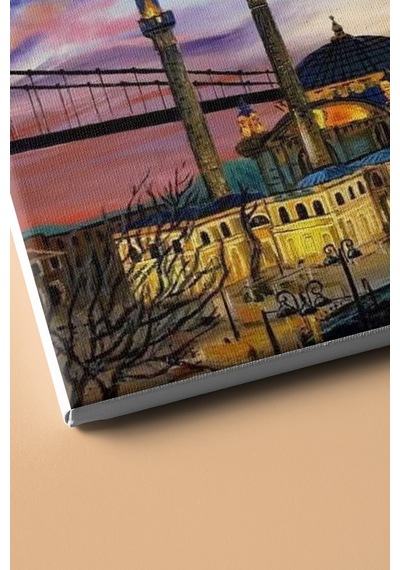 Webstyle Sayılarla Boyama Seti Kasnaklı Ortaköy'de Nostalji 50 X 65 Cm