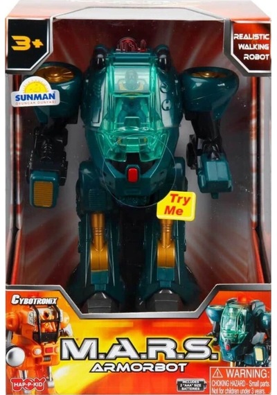 Mey İthalat M.a.r.s Sesli Ve Işıklı Zırhlı Robot