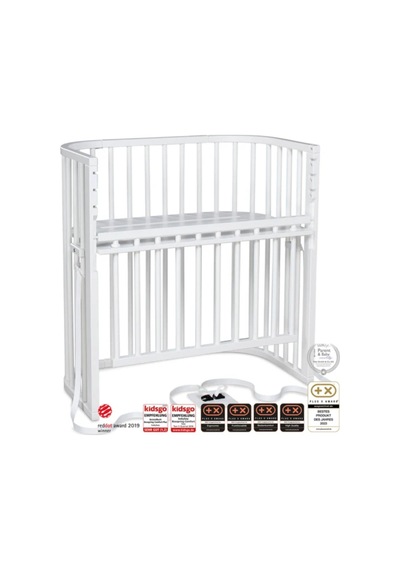 Anne Yanı Beşik Boxspring Comfort Plus Beyaz Beyaz