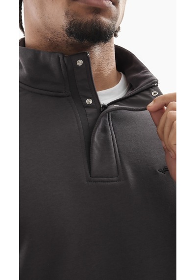 Boğazlı Sweatshirt Antrasit