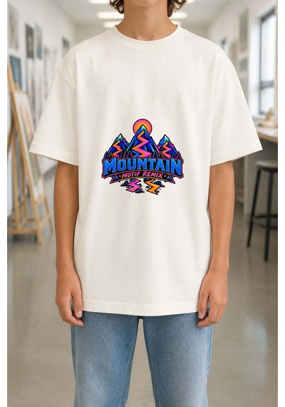 Zpz796 Mountain Motif Remix Ütüyle Uygulanabilir Transfer Baskı - 911529876