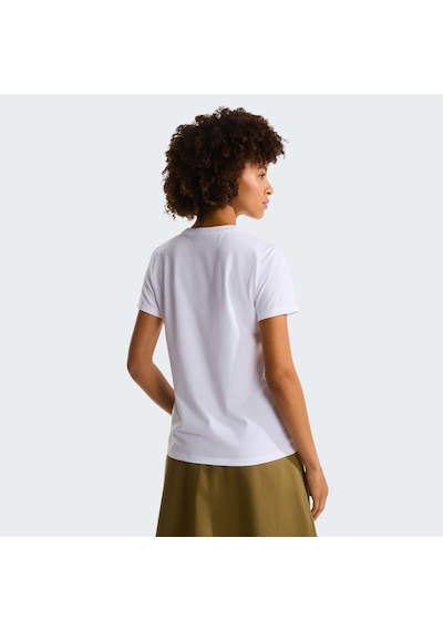 The North Face W Evolutıon Sımple Dome Slm Short Sleeve Kadın Tişört Nf0a8fx7fn41 Beyaz