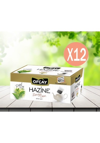 Ofçay Hazine Zengindem Demlik Poşet Çay  30 x 15 G 12 Adet