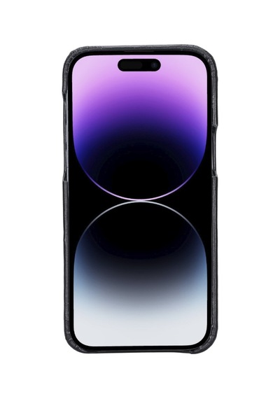 Bouletta Apple İphone 14 Pro Max Uyumlu Deri Arka Kapak F360 Rst1