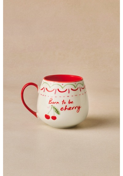 Karaca Cherry Time Kupa 355 Ml Kırmızı
