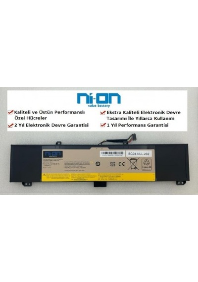 Nion Lenovo L13m4p02 5b10k10190 Uyumlu Notebook Batarya - Pil