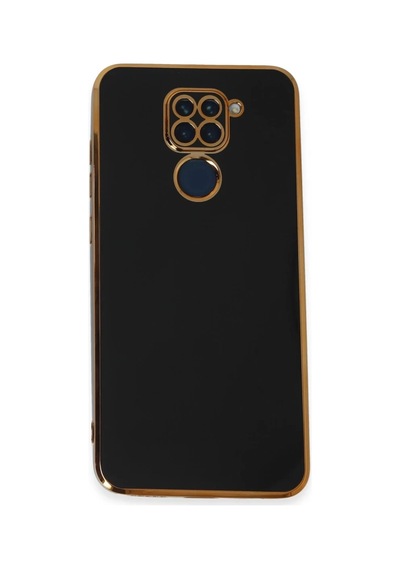 Xiaomi Redmi Note 9 Uyumlu Kılıf Volet Silikon - Siyah