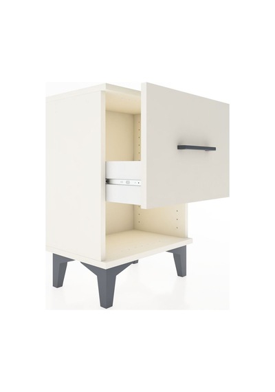 Arges Komodin Tek Çekmeceli 44x30x64 Aytaşı-aytaşı Aytaşı