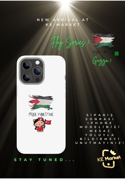 Apple Uyumlu iPhone Flag Series Gazza Tüm Modellere Kılıf 678x111213141516 Plus