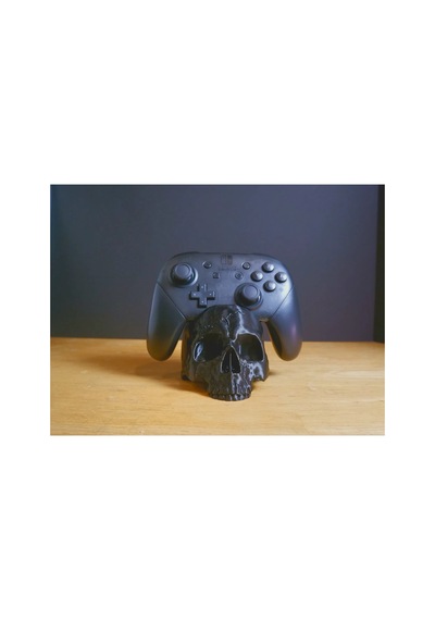 Dekoratif Kuru Kafa Detaylı Kol Standı, Oyun Kolu Tutucu Stand, Ps5/ps4/xbox/nintendo Uyumlu