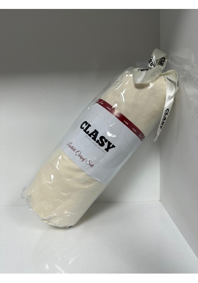 Clasy Ranforce Lastikli Çarşaf Seti Tek Kişilik Krem