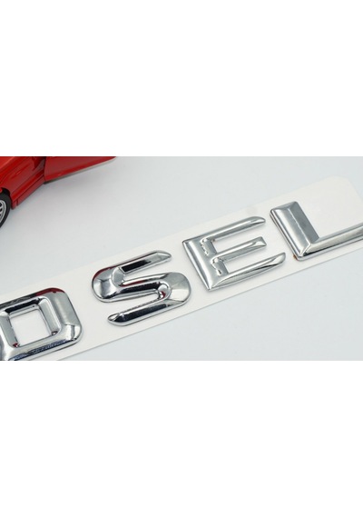 400 SEL Bagaj Krom Metal 3M 3D Yazı Logo