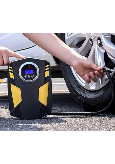 Sepetinegelsin 12v Dijital Ekranlı 150 Psi Lastik Hava Şişirme Pompası