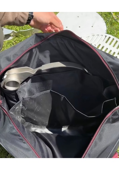 Bravon Outdoor 21 Litre Kamp - Mangal Çantası Körüklü 3 Bölme Ve Astarlı Siyah