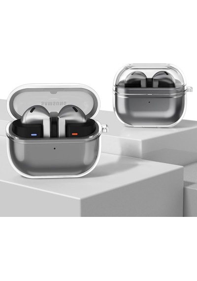 Samsung Galaxy Buds3 / Galaxy Buds3 Pro Ve Galaxy Buds3 Fe Uyumlu Şeffaf Premium Kulaklık Kılıfı, Silikon Kulaklık İpi Ve 3'ü 1 Arada Bluetooth Kulaklık Temizleme Kalemi Seti Şeffaf