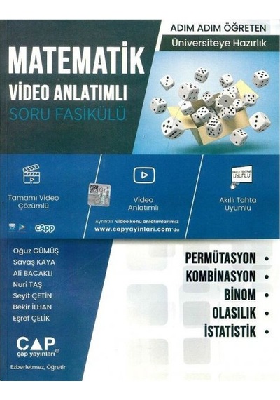 2025 Çap Yayınları Permütasyon Kombinasyon Binom Olasılık İstatistik