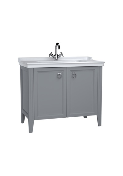 VitrA Valarte 62157 Lavabo Dolabı Kapaklı 100 Cm Mat Gri Çok Renkli VitrA Valarte 62157 Lavabo Dolabı Kapaklı 100 Cm Mat Gri Çok Renkli