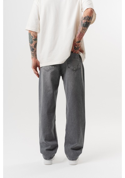 Respire Erkek Washed Baggy Pantolon Koyu Gri