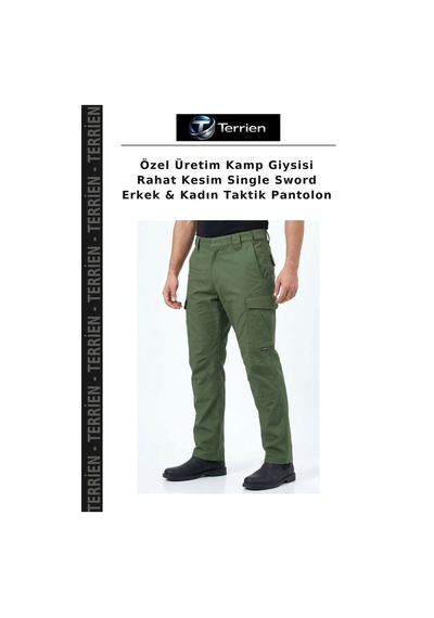 Terrien Özel Üretim Kamp Giysisi Rahat Kesim Single Sword Erkek & Kadın Taktik Pantolon Çok Renkli