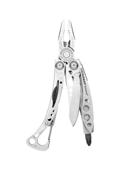 Leatherman Skeletool Stainless Çok Amaçlı Kamp Çakı Gri
