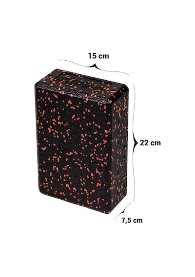 Actifoam Yoga Block Yoga Bloğu Yoga Köpüğü Yoga Blok Yoga Block Siyah Turuncu