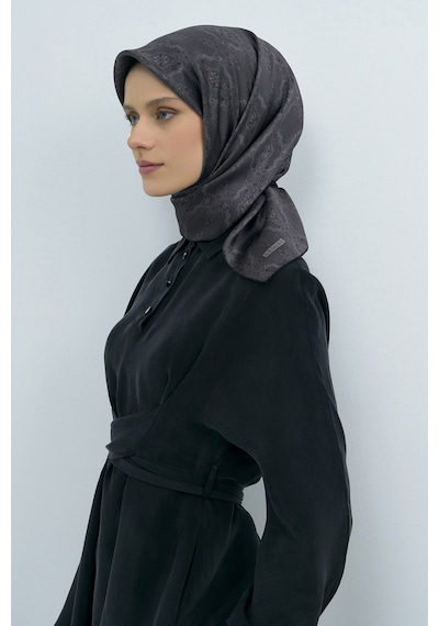 Armine Saf İpek Sura Eşarp-2026 İlkbahar-yaz- 952200d Antrasit