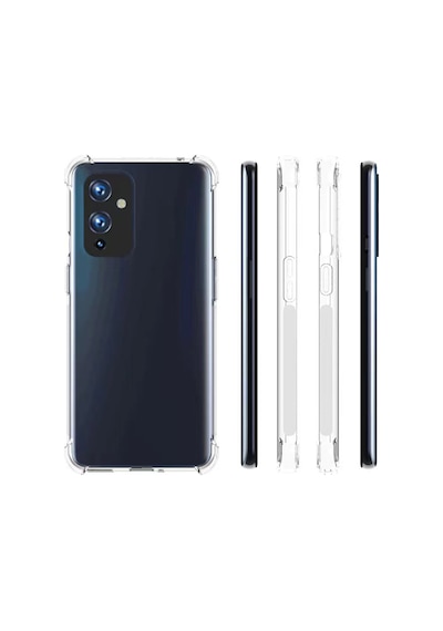 Zore One Plus 9 Kılıf Ogaa Nitro Anti Shock Silikon - Renksiz