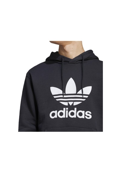 Adidas Trefoil Hoody Erkek Günlük Sweatshirts Im4489 Siyah 001