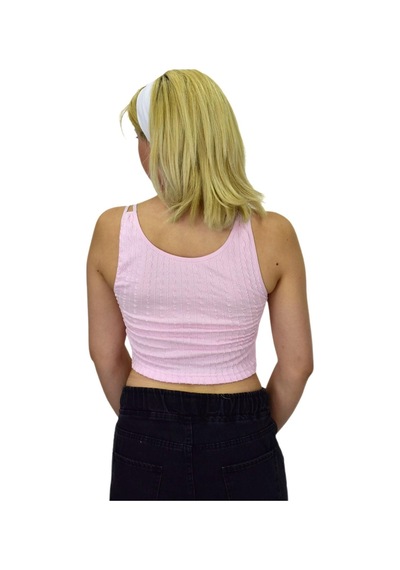 Kadın İp Askılı Pedli Crop 8136 Bgl-st03783 001