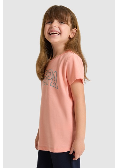 U.s. Polo Assn. Kız Çocuk Mercan Tişört Basic 50325631-vr204 Coral