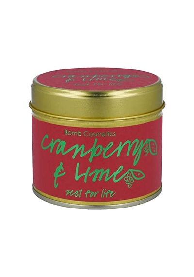 Cosmetics Cranberry Lime Teneke Mum Çok Renkli