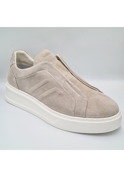 Libero 5552 Kum Renk Süet Deri Eva Taban Erkek Casual Sneaker Kum