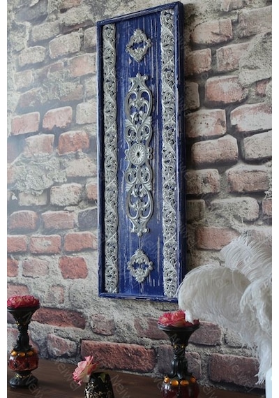 Neiwel Vintage Nuel Eskitme Beyaz Tablo
