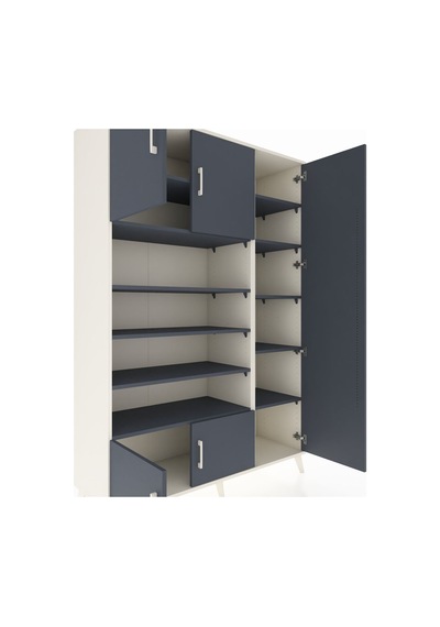 Hyperion Dolap 11 Raflı 5 Kapaklı 132x44x195 Aytaşı-antrasit/antrasit Antrasıt/antrasıt Hyperion Dolap 11 Raflı 5 Kapaklı 132x44x195 Aytaşı-antrasit/antrasit Antrasıt/antrasıt