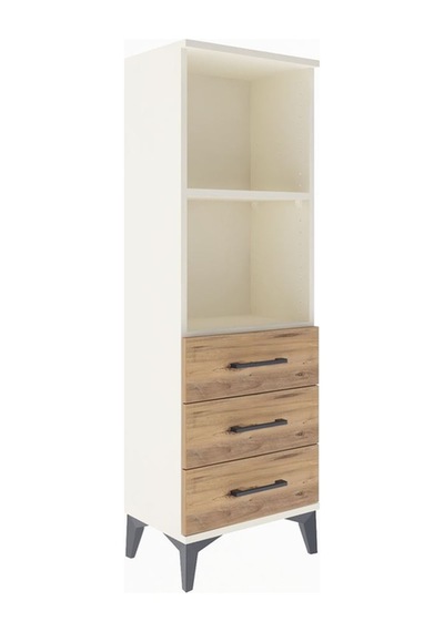 Arges Dolap 2 Raflı 3 Çekmeceli 44x30x134 Aytaşı-çam Aytaşı
