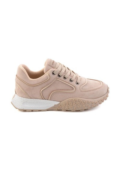 Bambi Bej Süet Kadın Sneaker K01313003272