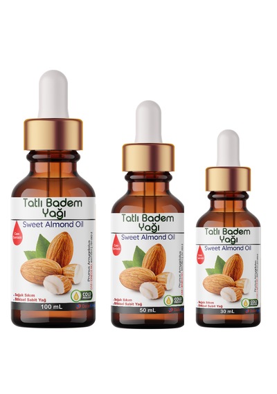 Tatlı Badem Yağı - 30 Ml Soğuk Sıkım Yağ,buhardanlık Esansı,oda Kokusu 30 ML
