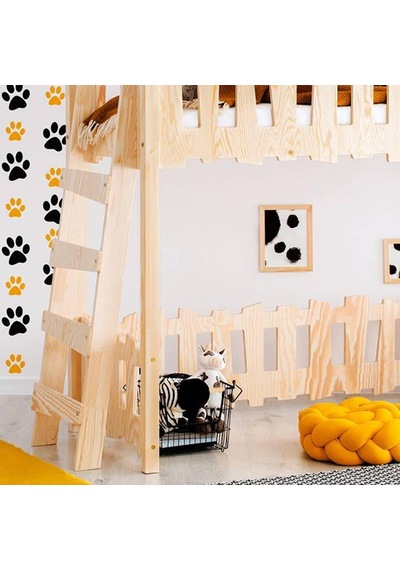 Markaawm Markaawm Montessori Ranza Çocuk Karyola Oyun Evi Yatak Giraffe Akçaağaç