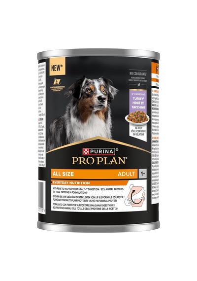 Yetişkin Köpekler İçin Hindili Konserve Yaş Mama 400 Gram 6 Paketi