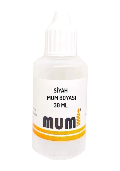 Sıvı Mum Boyası Siyah 30 Ml