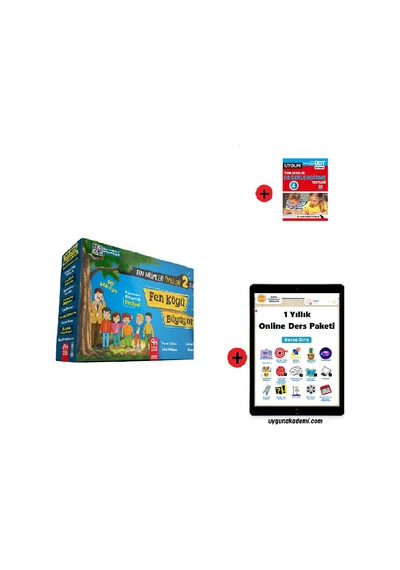 4. Sınıf Hikaye Kitabı Seti Model Yayınları Fen Köyü 2 + Sadık Uygun Yayınları 4. Sınıf Tüm Dersler Test Kitabı + 1 Yıllık Online Ders Paketi