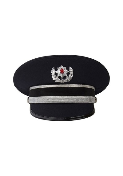 Pls Tören Amir/komiser Şapkası Amir/komiser Tören Kepi Lacivert