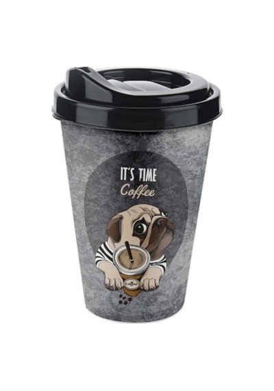 Sızdırmaz Kapaklı Kahve Bardağı Kahve Kupası 450ml Ofis Seyahat Kahve Fincanı It S Time Coffee Model Diğer