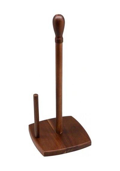 Mien Men 7b48 Akasya Ahşap Kağıt Havluluk 15x15x35 Cm Kahverengi