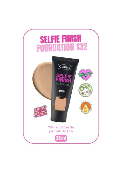 Callista Selfie Finish Fondöten 132 Pembe Bej