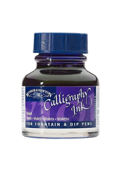 Winsor&Newton Kaligrafi Mürekkebi 30 Ml. Vilolet 688 1111688