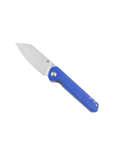 Kansept Buldozer Mavi G10 Sap Taşlanmış D2 Çelik Kamp Çakı T1028a6