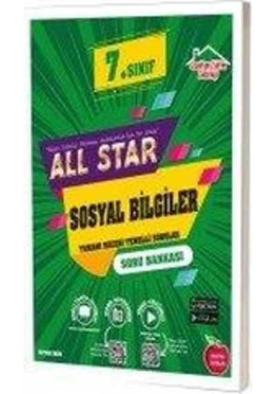 Berenkitap-Newton Yayınları 7. Sınıf Sosyal Bilgiler All Star Soru Bankası