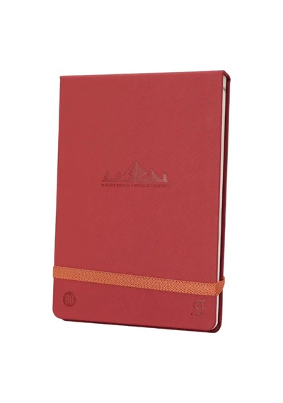 Mount Bloknot Defter A5 Kareli - Kırmızı